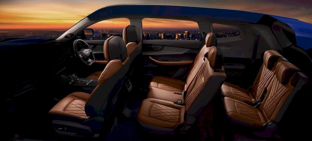 interior chery tiggo 8 csh